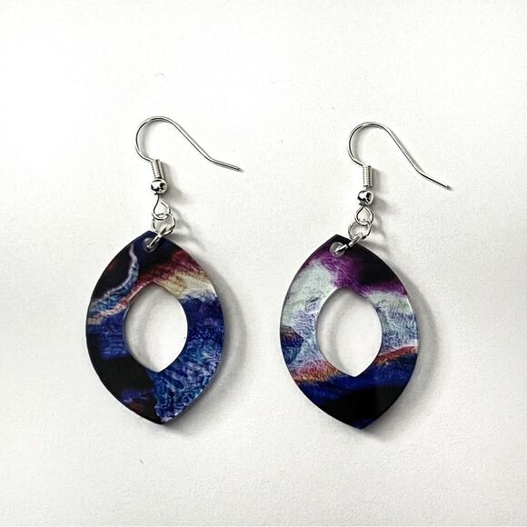 Acrylic handmade earrings  - Picture 1 of 2